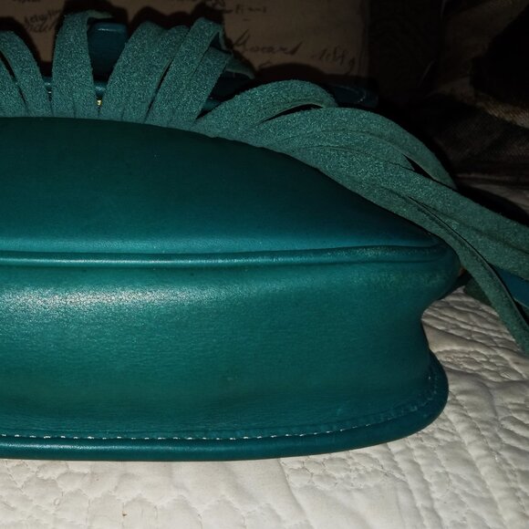 Dooney & Bourke Lulu Fiona Teal Leather Crossbody - Picture 9 of 9